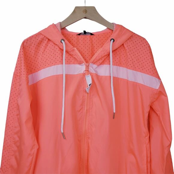 Bebe Sport Perforated Woven Jacket S NEW - Picture 5 of 14